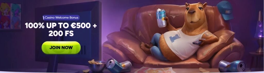 SpinBara Casino Welcome Bonus - 100% up to €500 + 200 Free Spins