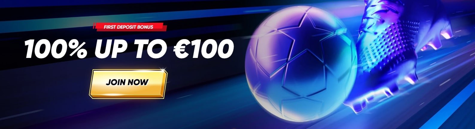 Quickwin Sportsbook Welcome Bonus - 100% up to €100