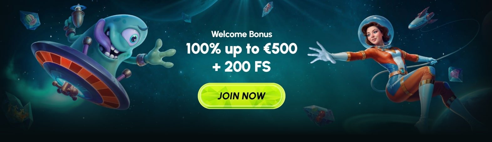 Slotexo Casino Welcome Bonus - 100% up to €500 + 200 Free Spins